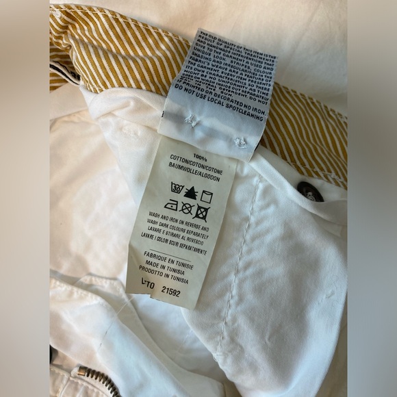 Men’s 40 Weft White Cotton Shorts - Picture 10 of 10